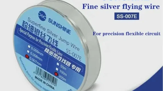 SUNSHINE SS-007E Silver Jump Wire 200M 0.007MM