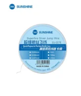Sunshine SS-007E 0.009mm Ultra-fine Silver Jumper Wire (200M)