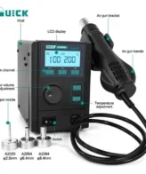 Quick 2008d+ Smd Blower With Intelligent Dsiplay Lead Free - 750w