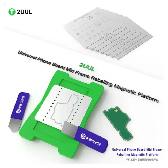 2UUL BH11 Universal Phone Board Mid Frame Reballing Magnetic Platform