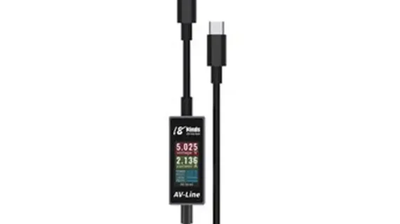 18Kinds AV Line USB Intelligent Detection of Charging Data Cable Real time Current and Voltage Detector Mobile Phone Repair Line