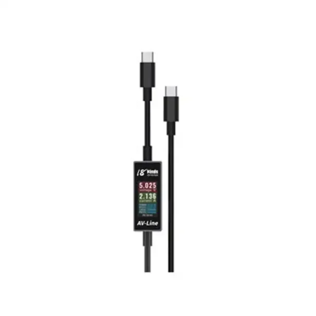 18Kinds AV Line USB Intelligent Detection of Charging Data Cable Real time Current and Voltage Detector Mobile Phone Repair Line