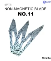 MiJing DP-18 Non Magnetic No.11 Blade 5Pcs/Box