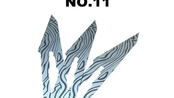 MiJing DP-18 Non Magnetic No.11 Blade 5Pcs/Box
