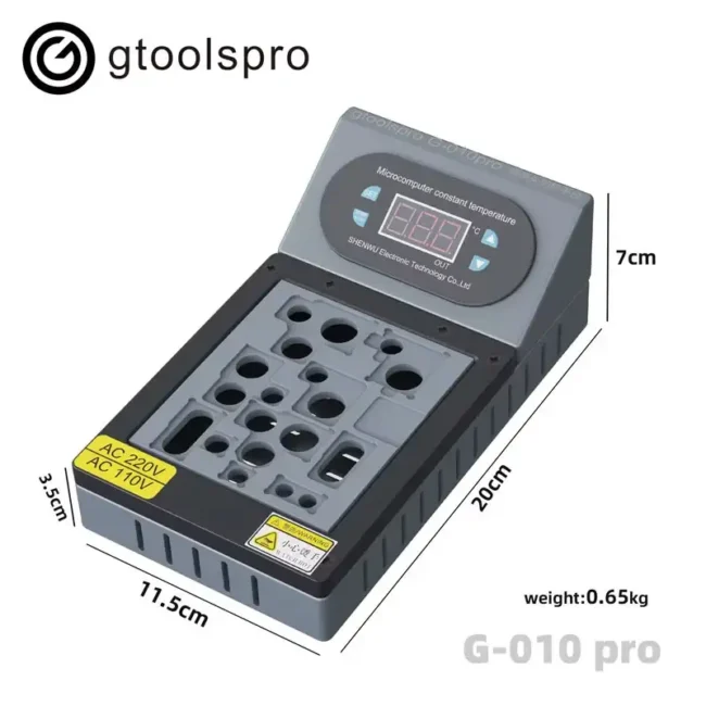 Gtoolspro G-010Pro Camera Repair Preheating Platform for iPhone 7 to 14 Pro Max
