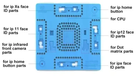 Hong Hai Tong Magico Pad Thermal Mat For Iphone X-11 Face Dot Matrix Repair Lattice Fixed Pad 7-8P Fingerprint Cpu Tin Planting