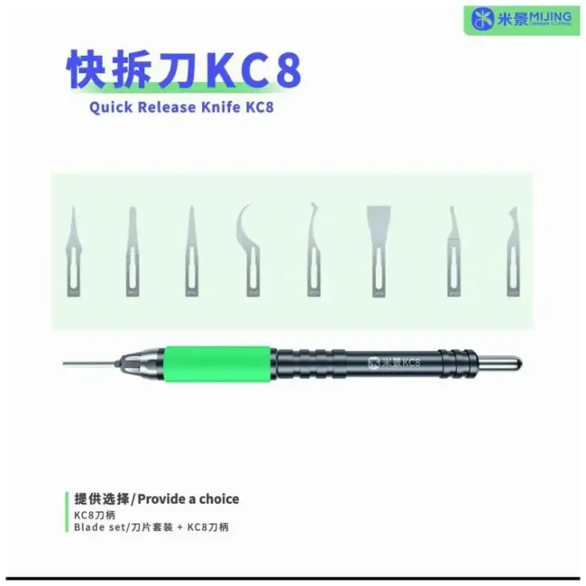 Quick release mijing kc8 motherboard remove adhesive glue reactive knife blade chip repair knife scratch