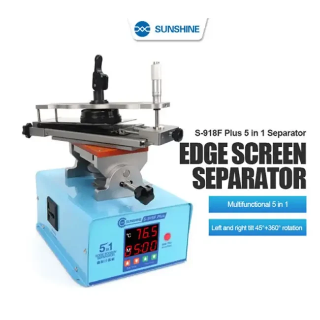 Sunshine S918F Plus LCD Edge Curved Screen Middle Frame Separator Glue Remover Platform In Frame Separator Phone Repair Tools