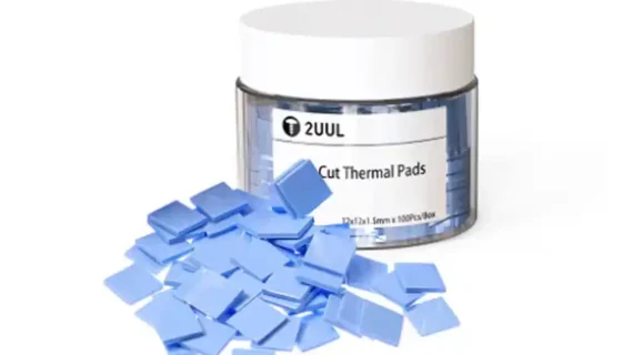 2UUL SC02 Pre Cut Thermal Silicone Pads 12x12x1.5mm 100Pcs/Box