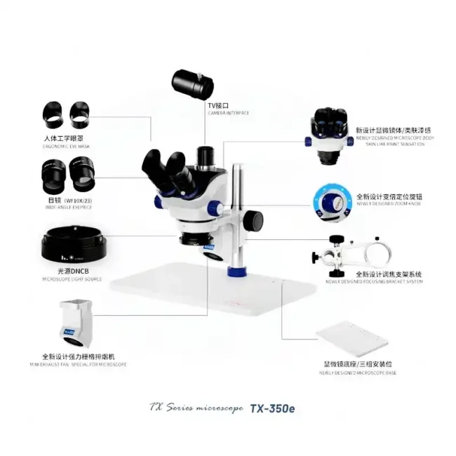 Kaisi TX-350E 7X-50X Microscope