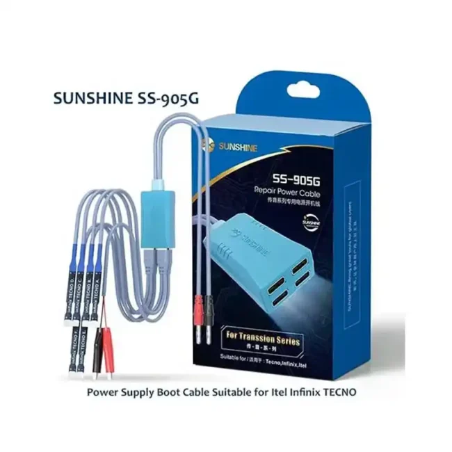 Sunshine Ss-905g For Transsion Only Power Supply Boot Cable Boot Without Damaging The Battery Suitable For Tecno Itel Infinix
