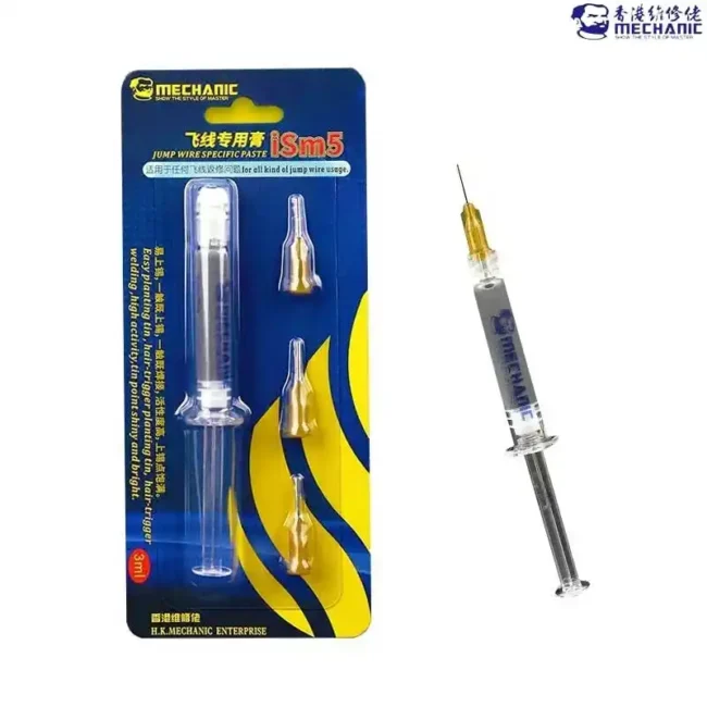 Mechanic Ism5 Jumper Wire Solder Paste For Phone Fingerprint Flying Line Repair Flux Paste