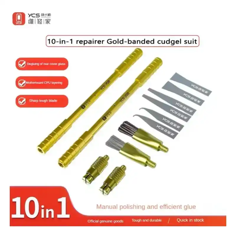 YCS 10 in 1 Repairer Gold Banded Cudgel Suit