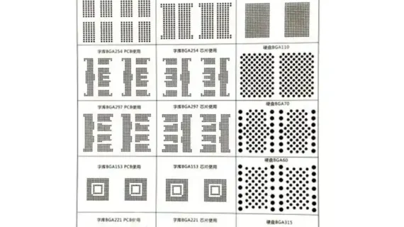 YCS Nand Hard Disk Series Solder Mask Repair the Green Oil Mesh