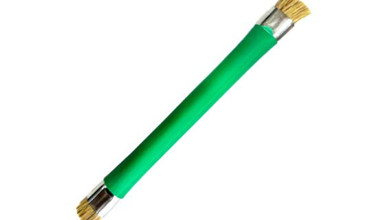 Antistatic High Quality Bristle Brush Green Colour