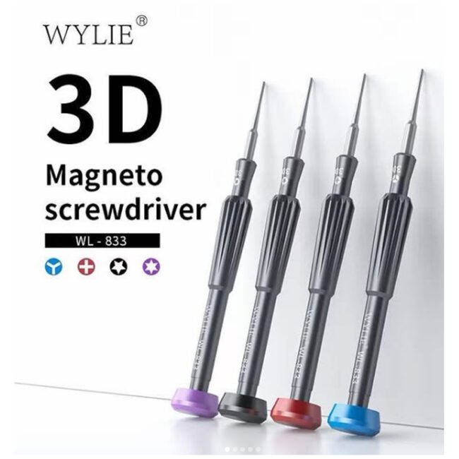 Wylie Wl-833 Non-slip Magnetic 3d Precision Screwdriver For Mobile Phone Disassembly Repair