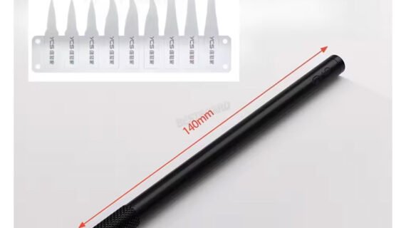 Ycs 9G Ultra Light Wooden Knife Handle for Mobile Phone Chip Repair Carving Single Head Glue Removal Art Tool Holder Repair Set