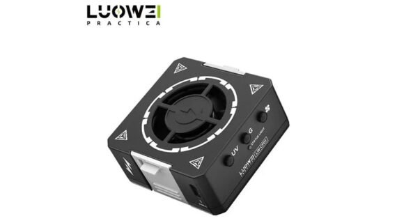 Luowei Lw-cf01 3-in-1 Microscope Cooler Smoke Exhaust Fan Uv Curing Lamp With Dust Lamp Beads For Motherboard Pcb Repair