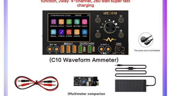 I2c C10 Ultra-high Precision Digital Waveform Ammeter With Charge Detection / Voltage Measurement
