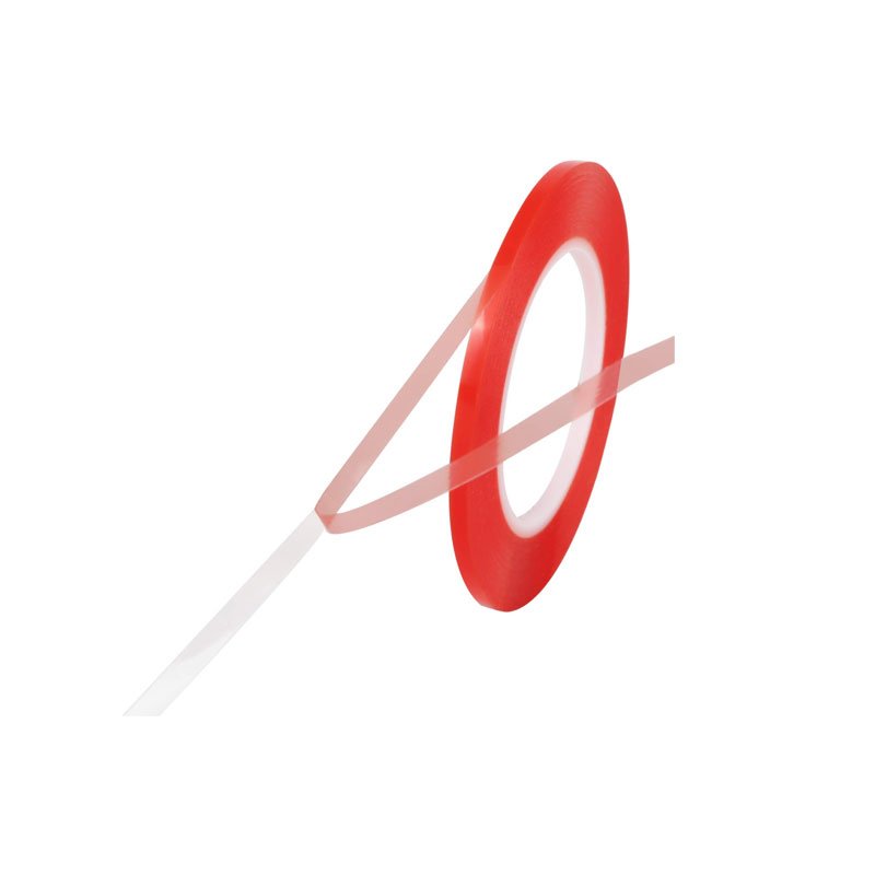 Transparent Red Tape 5mm