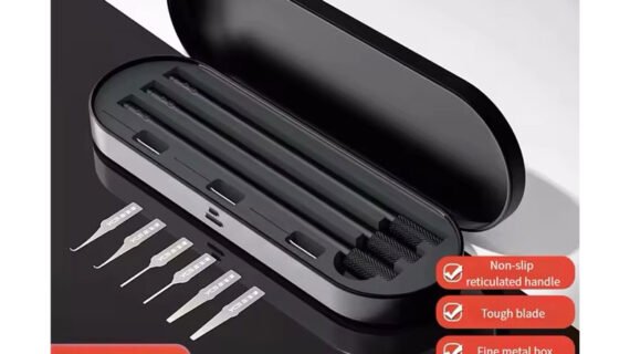 YCS DB-02 Multi-functional Knife Set Glue Removal Scraper Phone Motherboard IC Chip Glue Cleaning Repair Blade Set