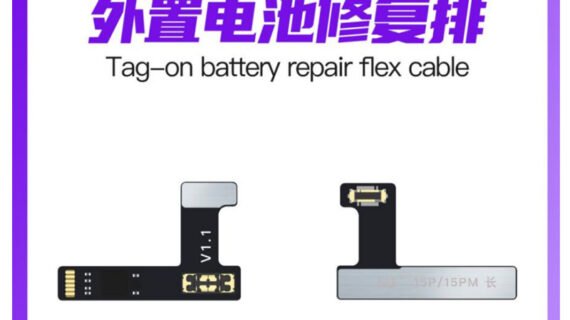 Luban Tag on Battery Repair Flex Cable for iPhone 15pro/ 15pm