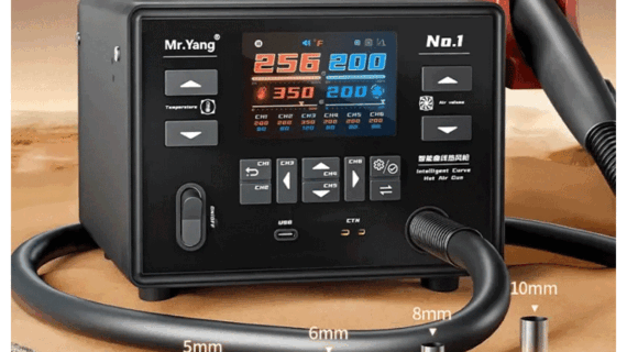 YCS Mr.Yang No.1 Smart Soldering Station Curve Hot Air Gun For Mobile Phone CPU IC BGA SMD Rework Station Repair Tools