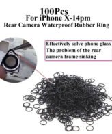 iPhone X-14PM Rear Camera Waterproof Rubber Ring 50Pcs