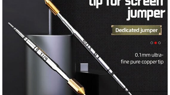 JTX S1 0.1mm Ultra-Fine Pure Copper Soldering Iron Tip Special for Screen Jumper